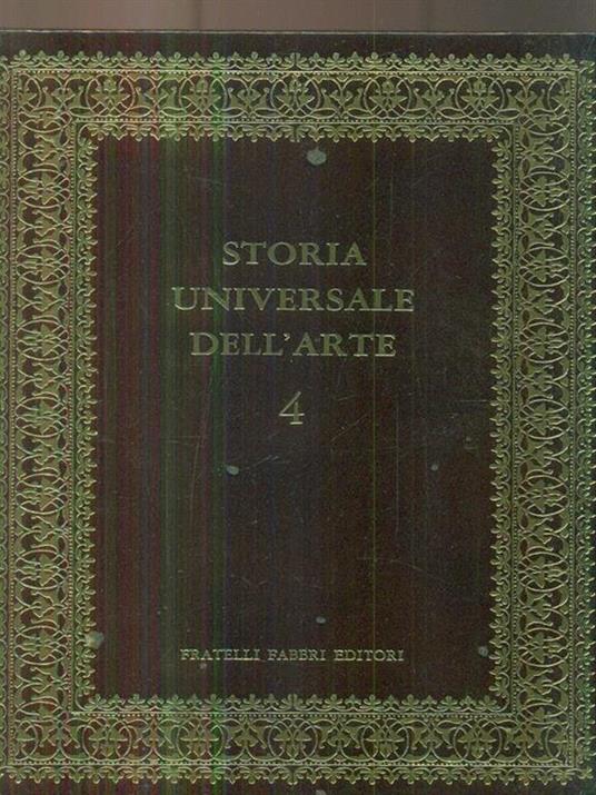 Storia universale dell'arte 4 dalla grecia classica all'etruria - Francesco Abbate - copertina