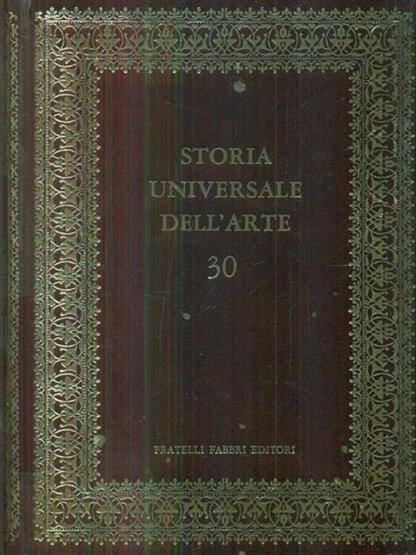 Storia universale dell'arte 30 l'ottocento in Europa - Francesco Abbate - copertina