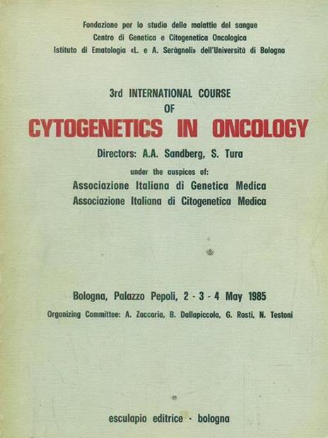 3rd international course of cytogenetics in oncology 1985 - 2