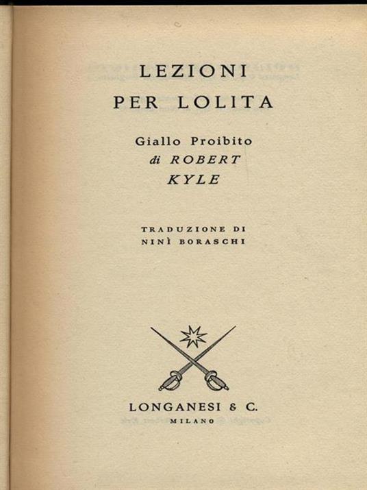 Lezioni per Lolita - Robert Lyle - 4