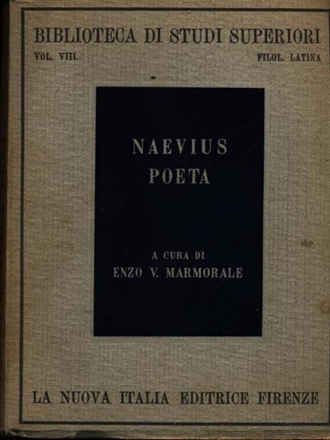 Naevius poeta - Enzo V. Marmorale - 4