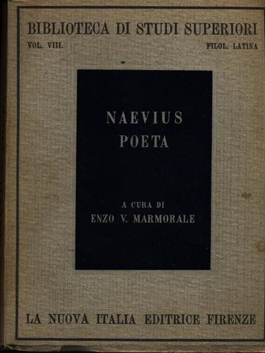 Naevius poeta - Enzo V. Marmorale - 4