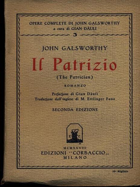 Il patrizio - John Galsworthy - 3