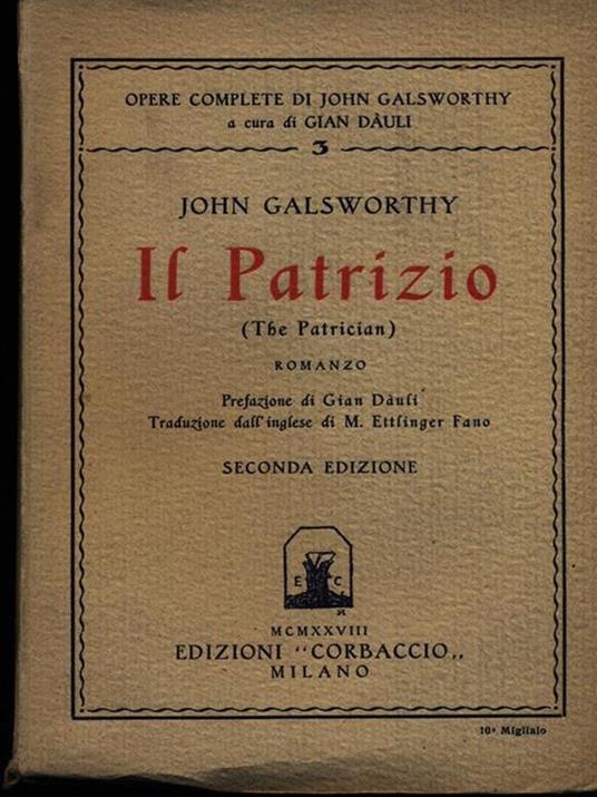 Il patrizio - John Galsworthy - 2