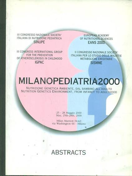 Milano pediatria 2000 - copertina