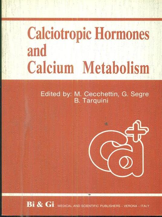 Calciotropic Hormones and calcium metabolism - copertina