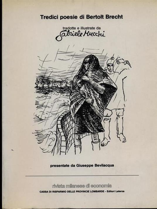 Tredici poesie di Bertolt Brecht - Gabriele Mucchi - copertina