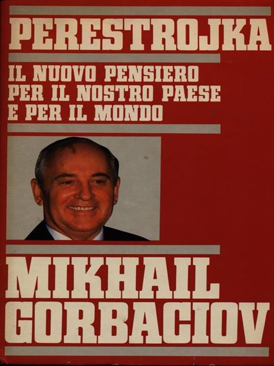 Perestrojka - Mihail S. Gorbacëv - copertina