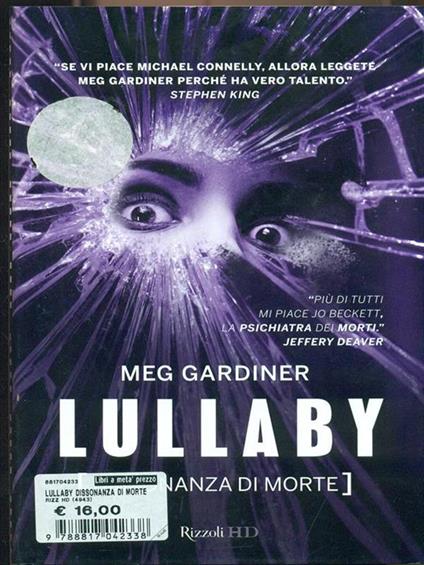 Lullaby. Dissonanza di morte - Meg Gardiner - copertina