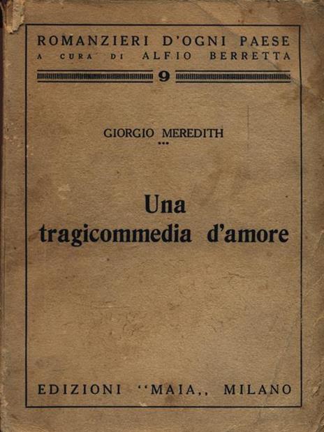 Una tragicommedia d'amore - Giorgio Meredith - copertina