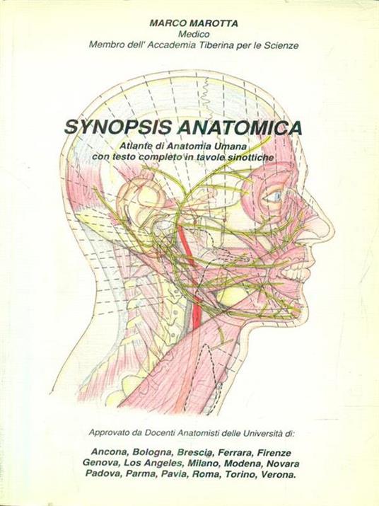 Synopsis anatomica - M. Marotta - copertina