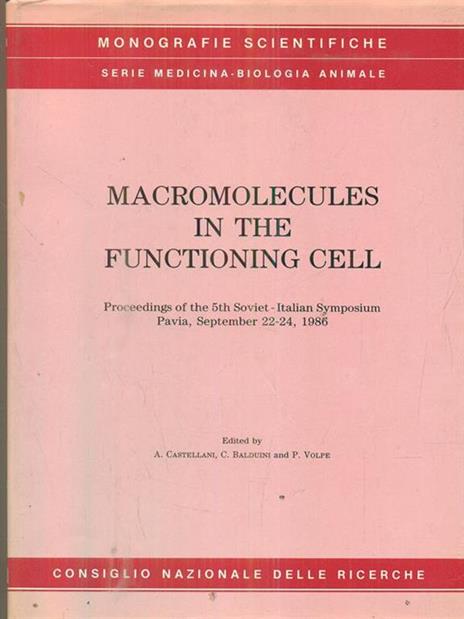 Macromolecules in the funcioning cell - 2