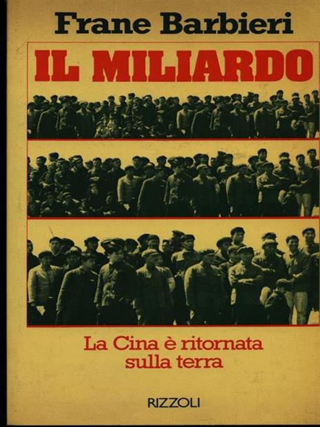 Il miliardo - Frane Barbieri - copertina