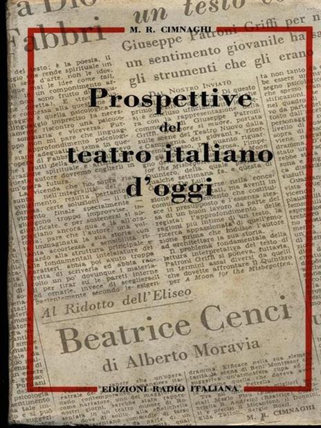 Prospettive del teatro italiano d'oggi - M.R. Cimnaghi - 4