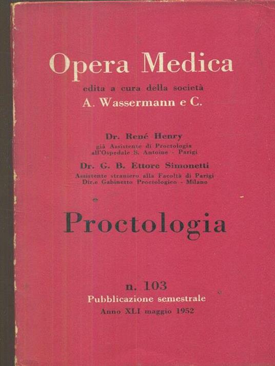 Proctologia - copertina