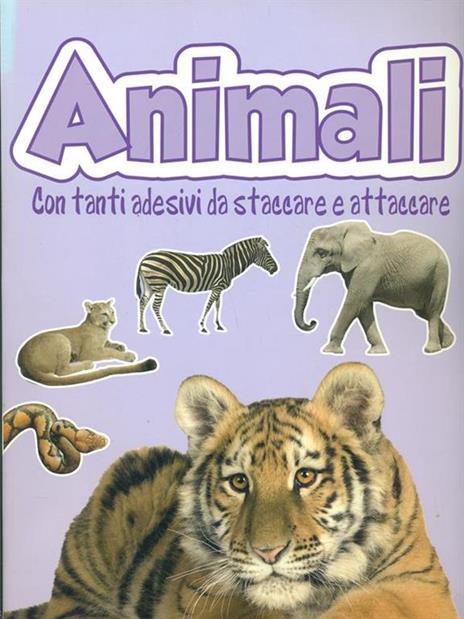 Animali Con tanti adesivi da staccare e attaccare - 2