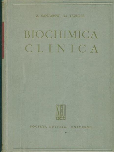 biochimica clinica - copertina