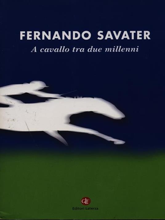 A cavallo tra due millenni - Fernando Savater - copertina