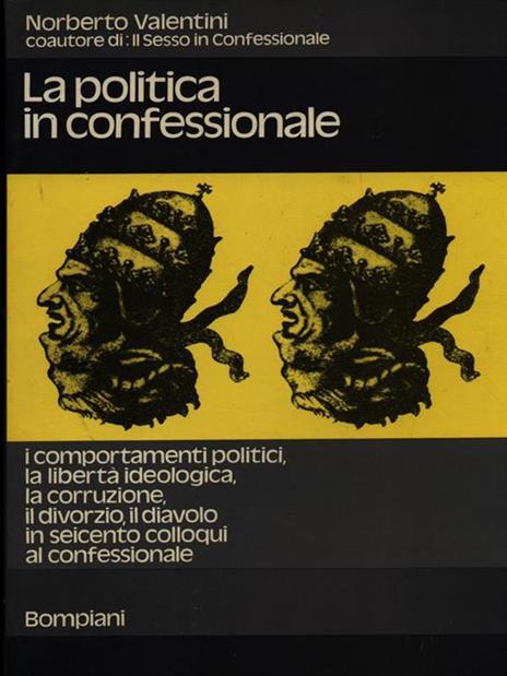 La politica in confessionale - Norberto Valentini - copertina