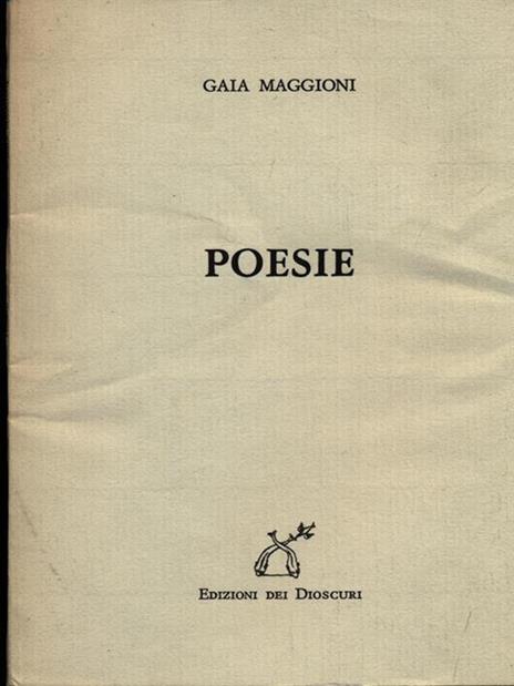 Poesie - Gaia Maggioni - copertina