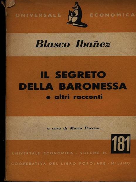 Il segreto della baronessa e altri racconti - Vicente Blasco Ibáñez - 2