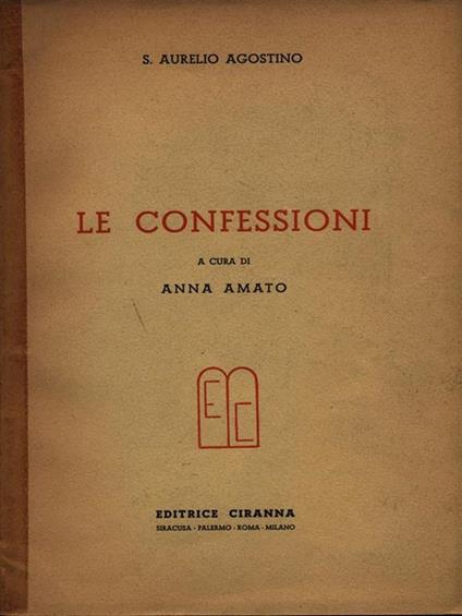 Le confessioni - Agostino (sant') - copertina