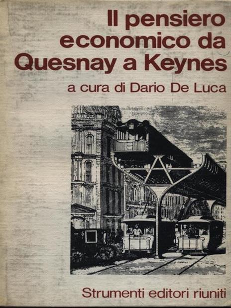 Il pensiero economico da Quesnay a Keynes - copertina