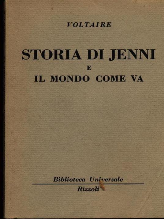 La storia di Jenni e il mondo come va - Voltaire - copertina