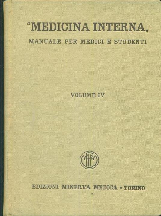 Medicina interna vol IV - Angelo Ceconi - 2