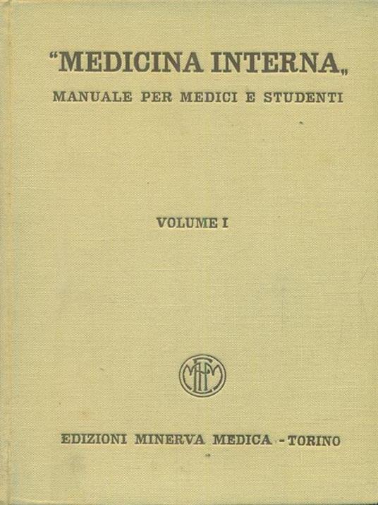 Medicina interna vol I - Angelo Ceconi - copertina