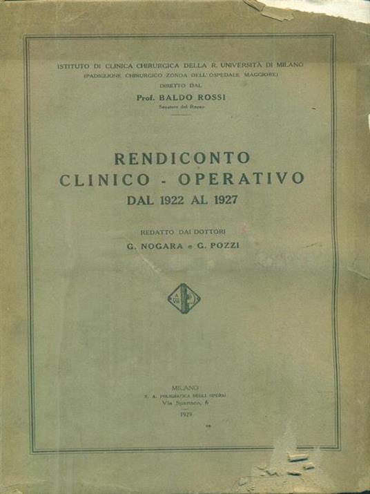 Rendiconto clinico operativo dal 1922 al 1927 - Luigina Rossi Bortolatto - 3