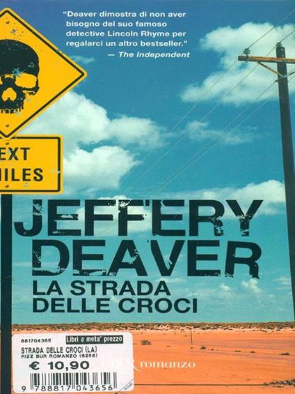 La strada delle croci - Jeffery Deaver - copertina
