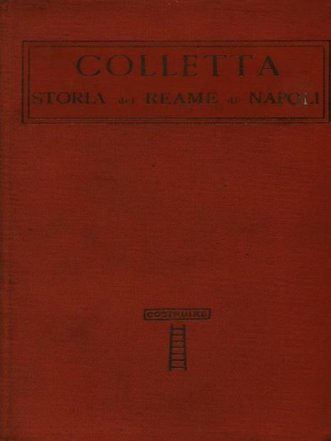 Storia del Reame di Napoli vol. 1 - Pietro Colletta - copertina