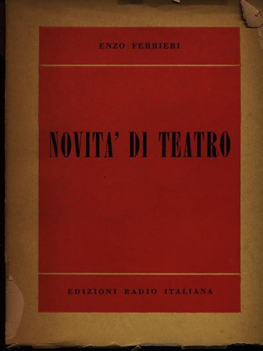 Novità di teatro - Enzo Ferrieri - 2