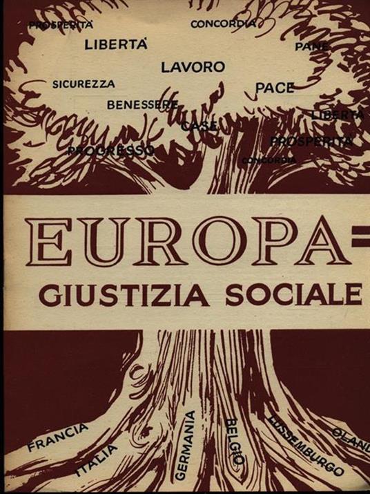 Europa = giustizia sociale - copertina