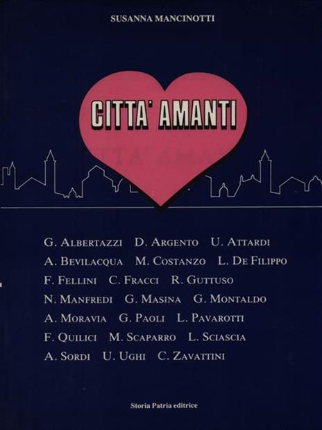 Città amanti - Susanna Mancinotti - copertina