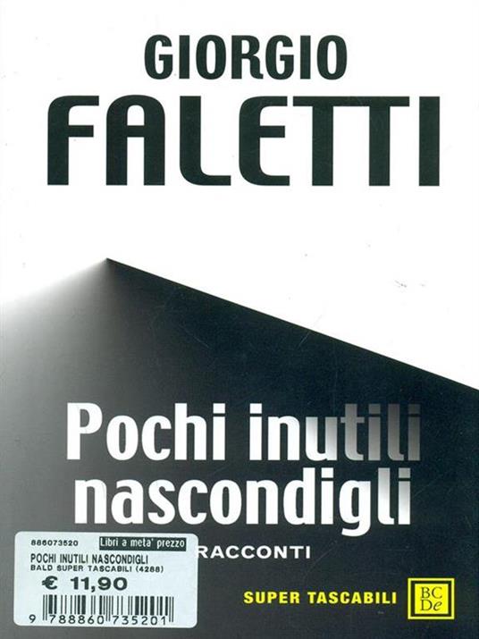 Pochi inutili nascondigli - Giorgio Faletti - copertina