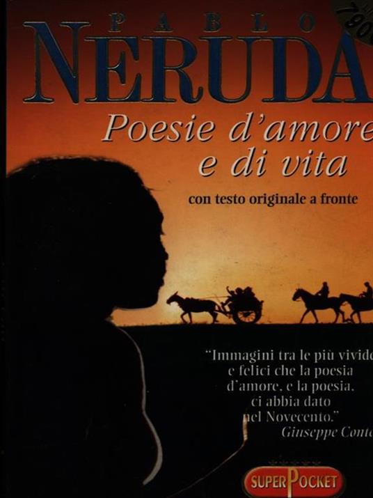 Poesie d'amore e di vita - Pablo Neruda - copertina