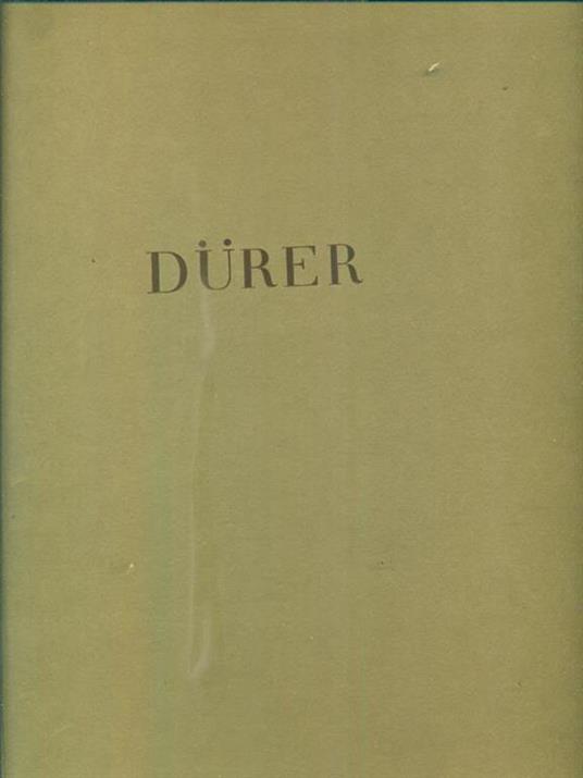 Durer - Heinrich Bodmer - copertina