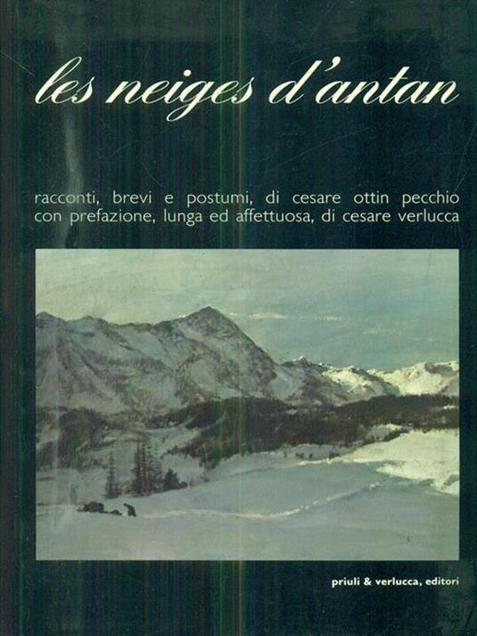 Les neiges d'antan - Cesare Verlucca - copertina