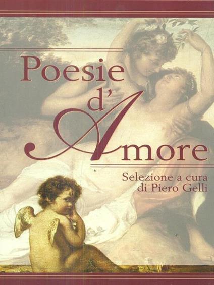 Poesie d'amore - Piero Gelli - copertina
