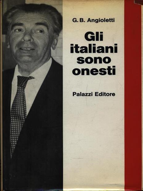 Gli italiani sono onesti - G. Battista Angioletti - copertina