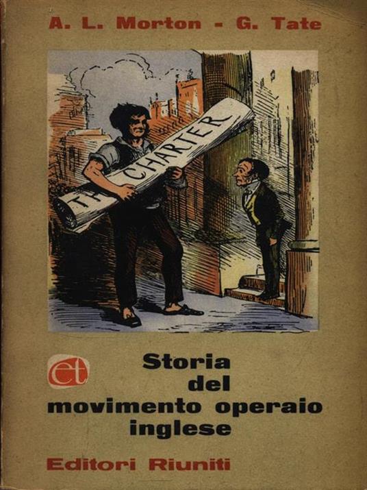 Storia del movimento operaio inglese - A.L. Morton - copertina