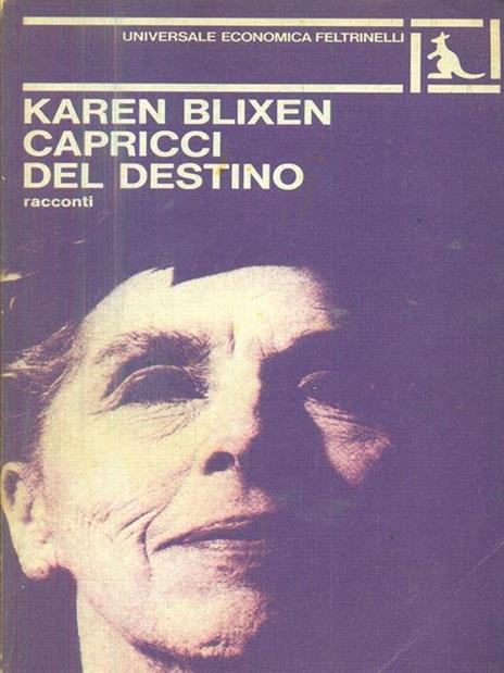 Capricci del destino - Karen Blixen - copertina