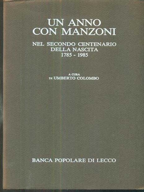 Un anno con Manzoni - Umberto Colombo - 3