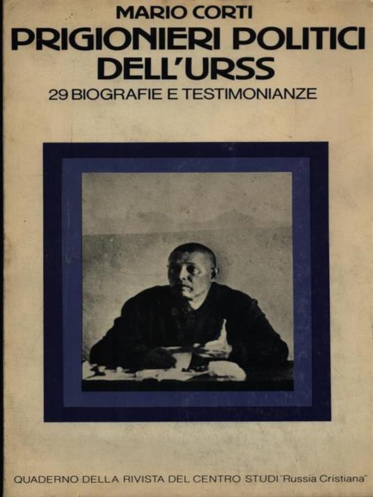 Prigionieri politici dell'URSS - Mario Corti - copertina