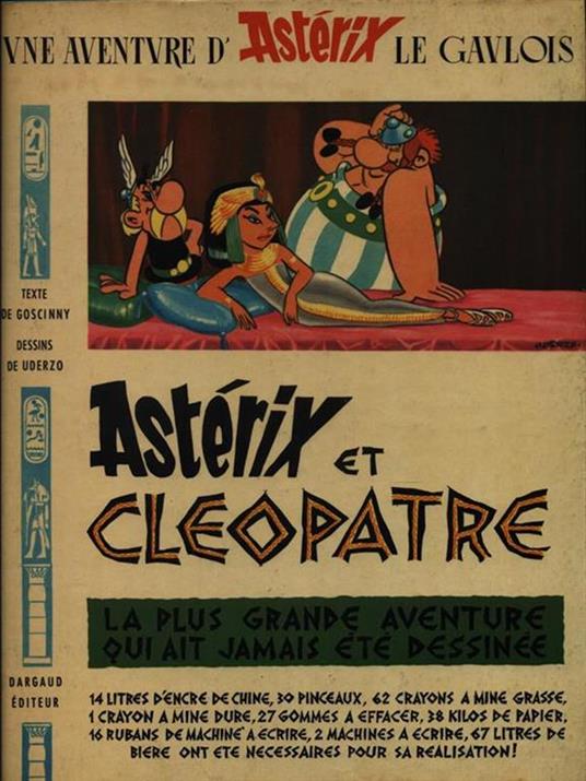 Asterix et Cleopatre - Albert Uderzo - copertina