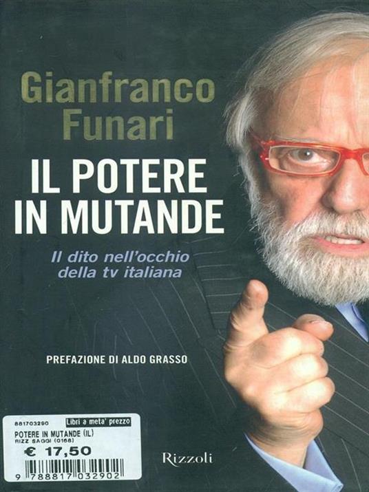 Il potere in mutande. Il dito nell'occhio della tv italiana - Gianfranco Funari,Morena Funari,Alessandra Sestito - copertina