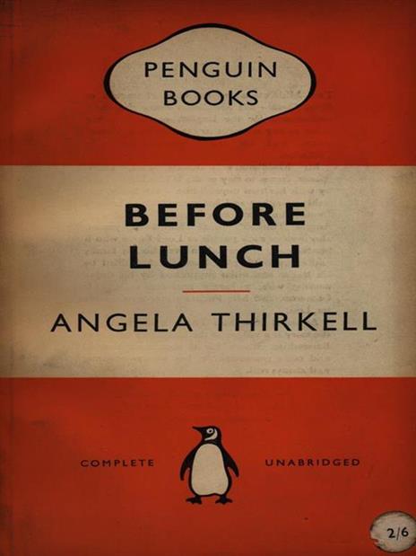 Before lunch - Angela Thirkell - copertina