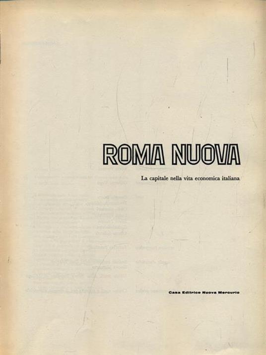 Roma nuova - copertina